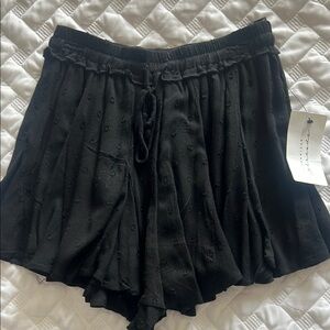 American Threads Adorable Black Women's Shorts